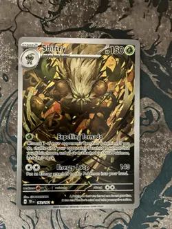 Pokemon TCG Shiftry 163/162 Temporal Forces Illustration Rare - Image 1