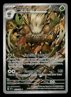Shiftry 163/162 - S&V Temporal Forces - Illustration Rare - Pokemon TCG Card NM - Image 1