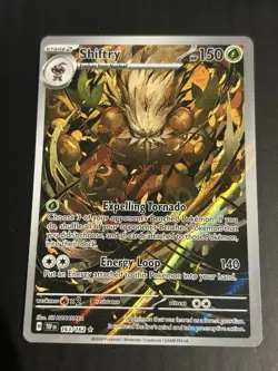 Shiftry 163/162 - Temporal Forces Illustration Rare Pokemon TCG NM - Image 1