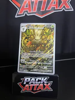 Pokemon TCG Temporal Forces Shiftry 163/162 Illustration Rare Full Art Holo - Image 1