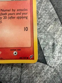 Numel Ex Deoxys Stamped Reverse Holo 68/107 Pokemon TCG - LP - Image 2
