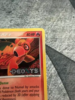 Numel Ex Deoxys Stamped Reverse Holo 68/107 Pokemon TCG - LP - Image 3