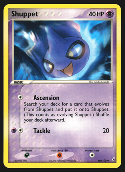 Shuppet 40/100 EX Crystal Guardians Pokemon Card EXC - Image 1