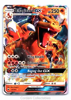 Charizard GX 20/147 - Burning Shadows - Pokemon Card - Near Mint - Image 1