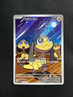 Pokemon Card Helioptile 143/132 Mega evolution Illustration Rare Near Mint - Image 1