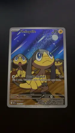 Helioptile 143/132 Mega Evolution Pokemon Card Near Mint Condition - Image 1