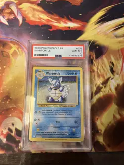 Pokemon TCG 2023 Wartortle 002/034 Trading Card Game Classic Holo PSA 10 GEM MT - Image 3