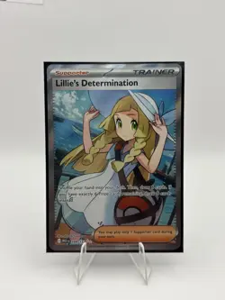 Lillie's Determination 169/132 Full Art Pokemon TCG ME01: Mega Evolution - NM - Image 1
