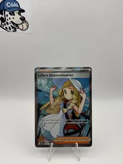 Lillie's Determination 169/132 Full Art Pokemon TCG ME01: Mega Evolution - NM - Image 3