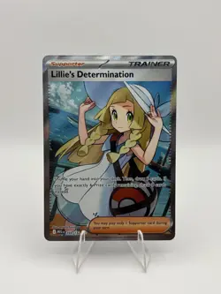 Lillie's Determination 169/132 Full Art Pokemon TCG ME01: Mega Evolution - NM - Image 5