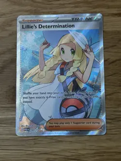 Pokemon TCG Lillie’s Determination 169/132 Me01: Mega Evolution Full Art NM - Image 1
