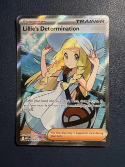 Pokemon TCG Lillie’s Determination 169/132 Me01: Mega Evolution Full Art NM - Image 1