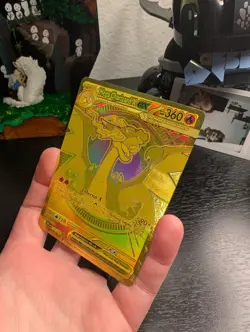 Pokemon Mega Charizard X EX Full Art Foil Card 130/094 Stage 2 Fire Type - Image 1