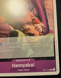 Hannyabal OP11-076 Common A Fist Of Divine Speed One Piece Card Game - Image 5