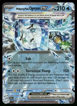 Wellspring Mask Ogerpon ex SV06: Twilight Masquerade 064/167 Pokemon Card - Image 1