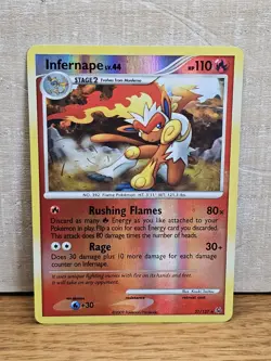 Infernape 31/127 Platinum Reverse Holo Rare Pokemon Card TCG - Image 1