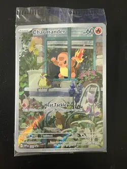 Charmander 044 Sv: Scarlet & Violet Promo Cards Holo Pokemon Black Star Sealed - Image 1