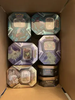 17 Pokemon Cards - Darkai, Tyranitar, Slaking Triple Whammy Tin Factory Sealed - Image 2