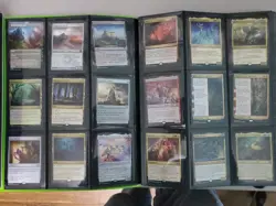 MTG Collection, 360 Cards. Mythics, Rares, Foils, Showcase Cards. Green Binder - Image 2