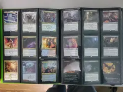 MTG Collection, 360 Cards. Mythics, Rares, Foils, Showcase Cards. Green Binder - Image 5
