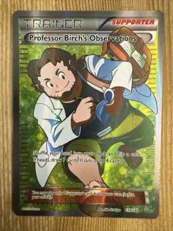 Professor Birch's Observations - 159/160 - Pokemon Primal Clash Rare Card NM - Image 1