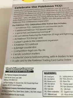 Pokemon TCG Celebrations ETB 25th Anniversary Elite Trainer Box Factory Sealed 820650809439 - Image 4