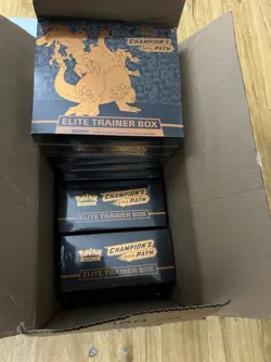 Pokemon TCG Champion’s Path Elite Trainer Box ETB New Factory Sealed Lot of 6 - Image 1