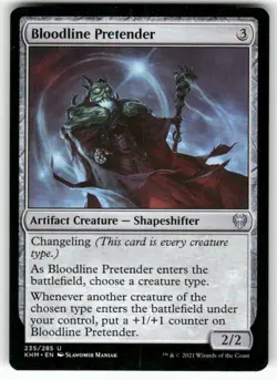 Bloodline Pretender U Kaldheim Normal 235 MTG NM - Image 1