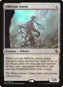 Oblivion Sower [Duel Decks: Zendikar vs. Eldrazi] Lightly Played Foil - Image 1