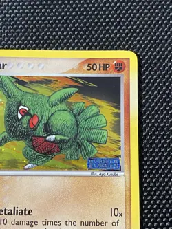 Pokemon TCG Larvitar EX Unseen Forces Card 61/115 Holo Stamped - Image 3