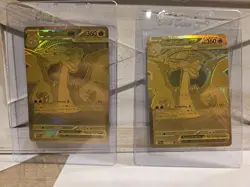 Pokemon Mega Charizard X EX Gold Lot of 2 | 130/094 M.U.R. Gold | English - Image 1