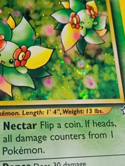 Bellossom 3/111 Holo Rare Pokemon Card Neo Genesis SWIRL Mint NEW CONDITION !!!! - Image 4
