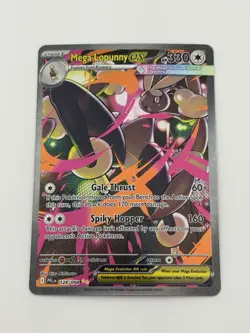 Mega Lopunny ex 128/094 Me02: Phantasmal Flames Holo Pokemon Card- Just Pulled! - Image 3