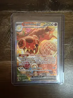 Pokemon: 1x Dachsbun ex - 169/142 - Special Illustration Rare - NM Stellar Crown - Image 1