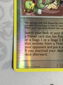 D1401 POKEMON TCG MYSTERIOUS TREASURES FOSSIL EXCAVATOR 111 REVERSE HOLO MP U - Image 4