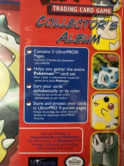 Pokemon Ring Binder Vintage 1999 Official Wizards of the Coast NM + checklist - Image 2