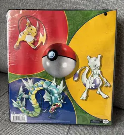 Pokemon Ring Binder Vintage 1999 Official Wizards of the Coast NM + checklist - Image 5