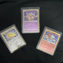 Pokemon TCG 2022 Radiant Alakazam Heatran Steelix Holo Card Lot (3) - Image 1