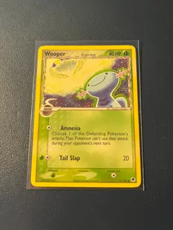 Pokemon TCG - Wooper (Delta Species) 71/101 Dragon Frontiers Regular - LP - Image 1