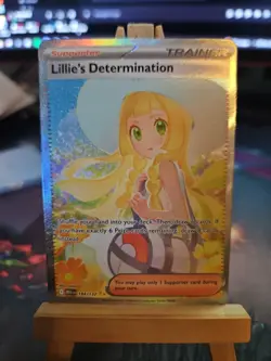 Pokemon TCG Lillie's Determination Mega Evolution 184/132 Sir English NM - Image 1