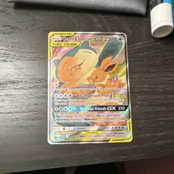 Pokemon Eevee & Snorlax GX TAG TEAM Promo Holo SM169 HP 270 - Image 3