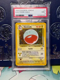 Pokemon TCG Electrode Jungle 2/64 Holo Rare PSA 9 - Image 1