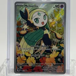 Pokemon TCG Mega Evolution Meloetta #026 Illustration Rare Promo NM - Image 1