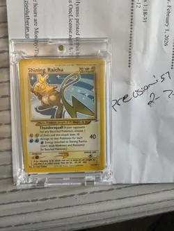 Pokemon TCG Shining Raichu Neo Destiny 111/105 Holo Secret Rare 70 HP - Image 4