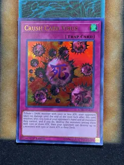 Yugioh Crush Card Virus LCKC-EN046 Ultra Rare 1st Ed SJCS Art MP - Image 1