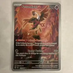 Pokemon Fezandipiti Illustration Rare 073/064 SFA Shrouded Fable NM - Pack Fresh - Image 1