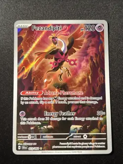 Pokemon Fezandipiti Illustration Rare 073/064 SFA Shrouded Fable NM - Image 1