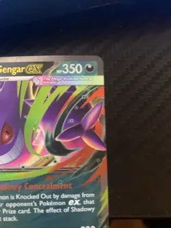 Mega Gengar EX 056/094 Me02: Phantasmal Flames Holo Pokemon Card - Image 3