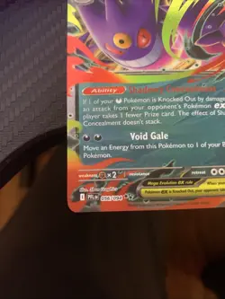 Mega Gengar EX 056/094 Me02: Phantasmal Flames Holo Pokemon Card - Image 5