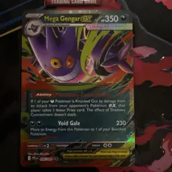 Mega Gengar ex 056/094 ME02: Phantasmal Flames Pokemon Card NM - Image 1